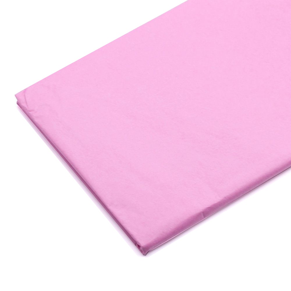 Бумага тишью Светло-розовая 50*66 см (10 листов)
