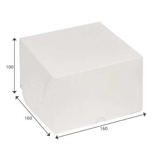 Коробка на 4 капкейка 16*16*10 см